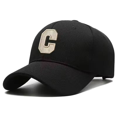 Premium  C embroidered White shade cap - Dhaga Fusion