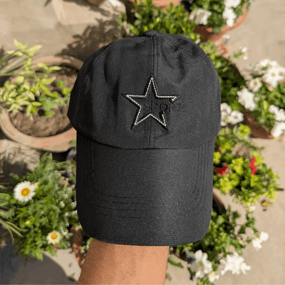 Premium star black  shade cap - Dhaga Fusion