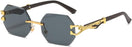 Rimless Cartier glases Black