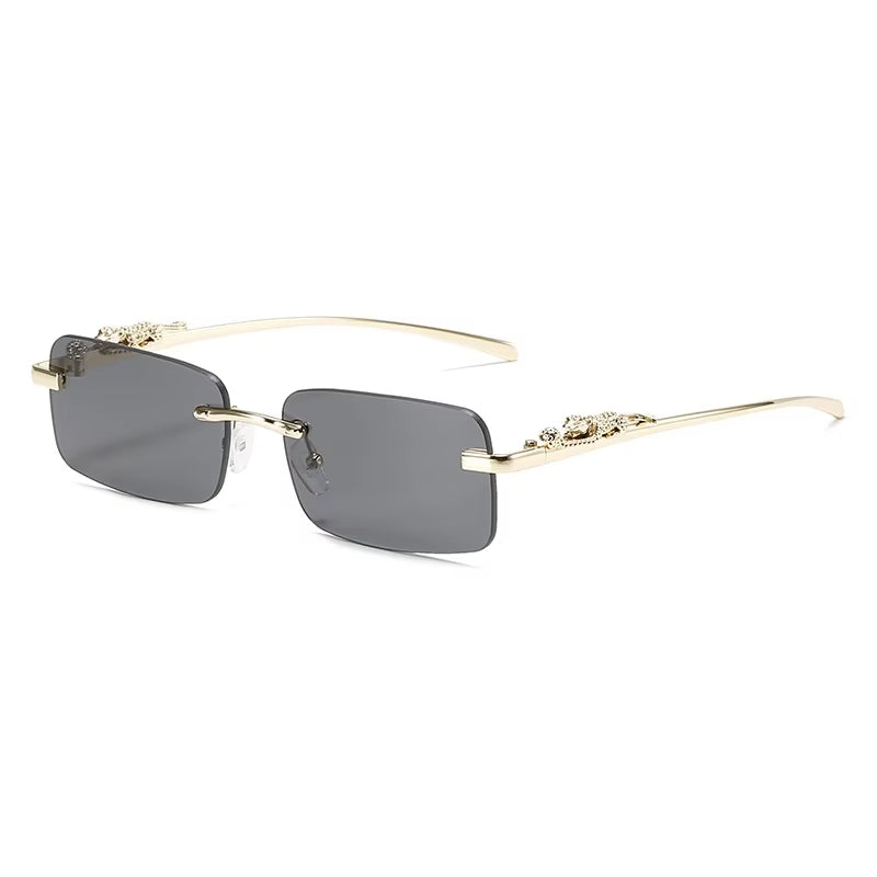 Premium Metal frame leopard glases - Dhaga Fusion